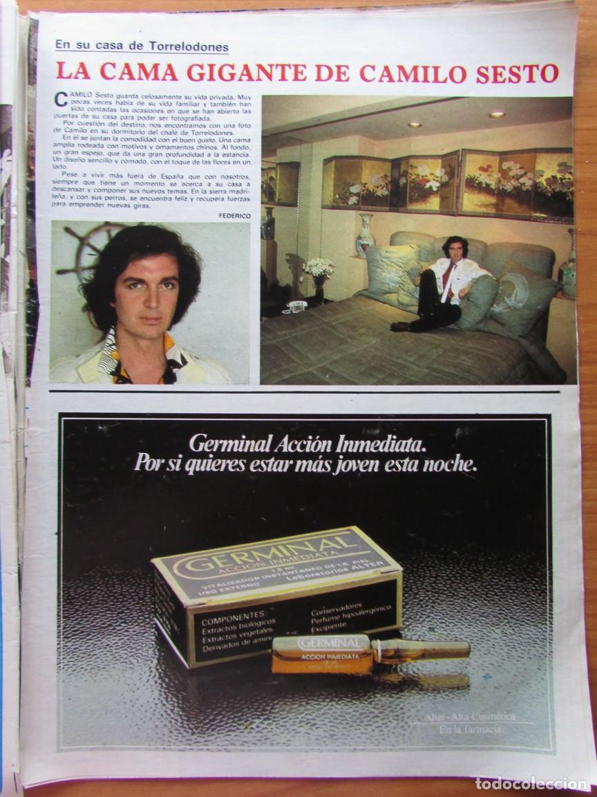 Coleccionismo de Revistas y Peri&oacute;dicos: RECORTE REVISTA SEMANA 2171 1981 CAMILO SESTO.