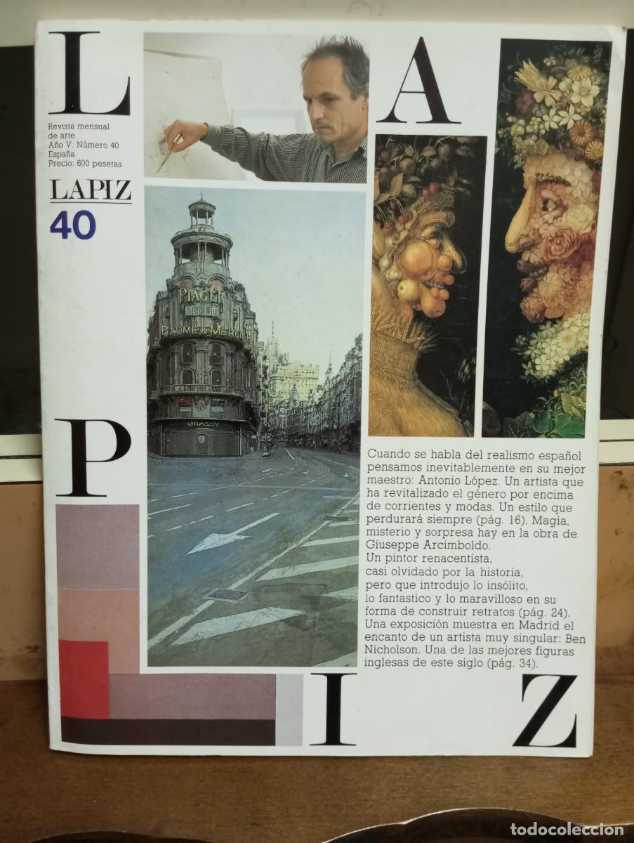 Collectionnisme de Revues et Journaux: L&Aacute;PIZ. Revista mensual de arte n&deg; 40