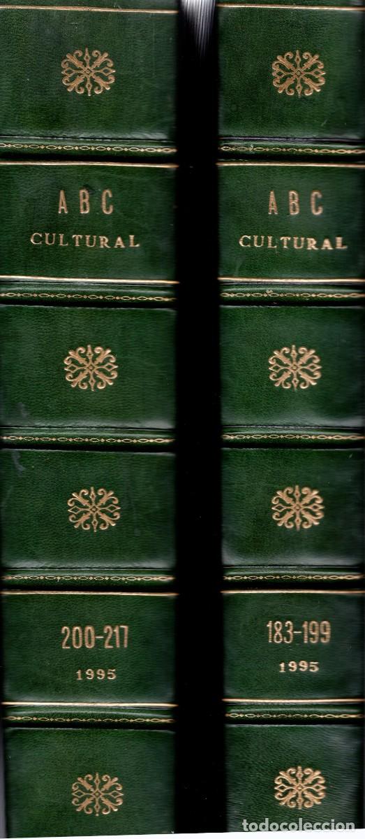 Coleccionismo de Revistas y Peri&oacute;dicos: ABC CULTURAL. 2 vols. Suplementos 183 a 199 (5/05 a 25/08/1995) y del 200 al 217(1/09 a 29/12/1995)