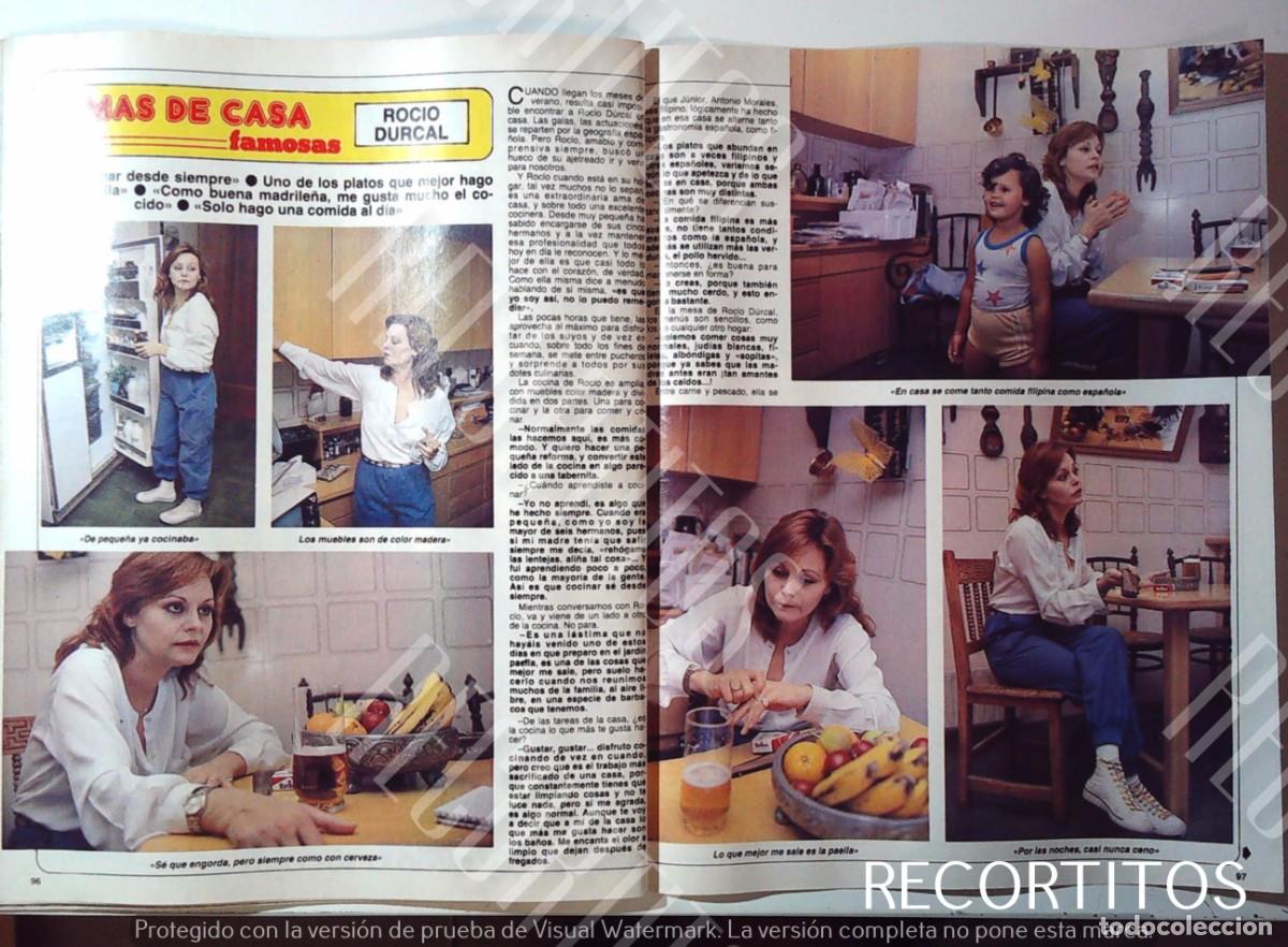 Coleccionismo de Revistas y Peri&oacute;dicos: ROCIO DURCAL AMAS DE CASA FAMOSAS