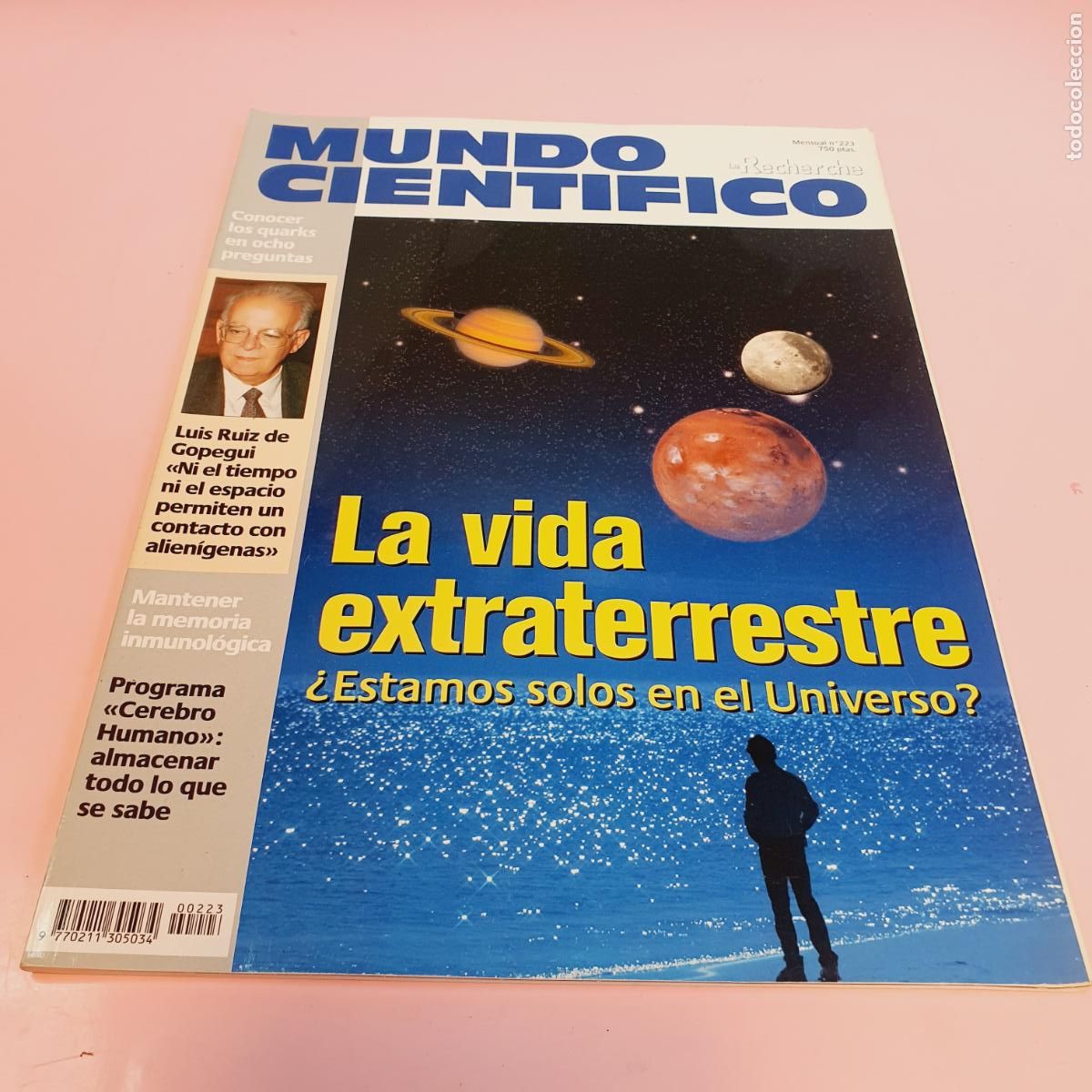 Coleccionismo de Revistas y Peri&oacute;dicos: RECISTA/FASC&Iacute;CULO-MUNDO CIENT&Iacute;FICO-LA VIDA EXTRATERRESTRE-N&ordm;223-COLECCIONISTAS