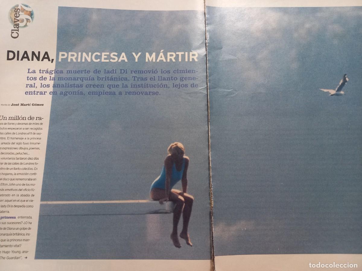 Colecionismo de Revistas e Jornais: DIANA, PRINCESA Y M&Aacute;RTIR. RECORTE DE REVISTA 4 PAGINAS, 1997