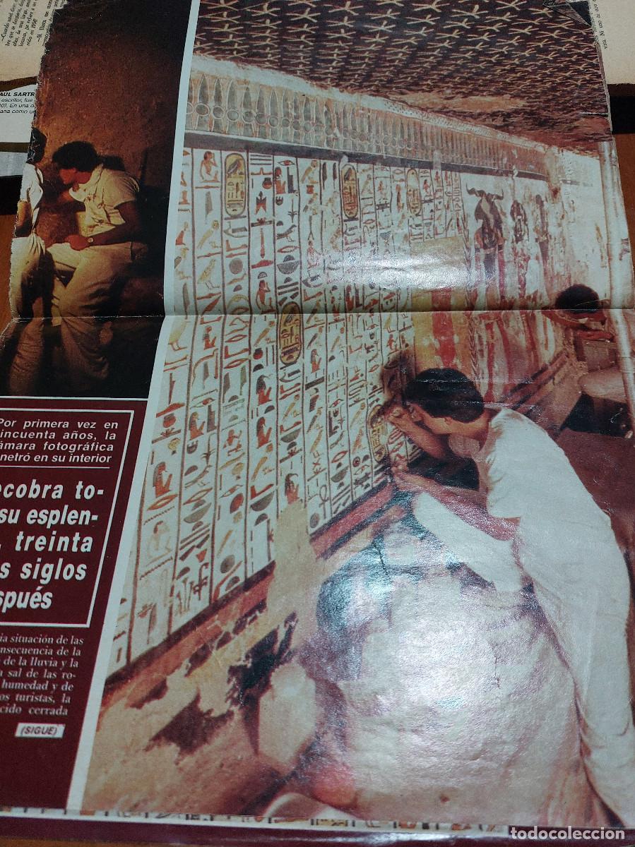 Sammeln von Zeitschriften und Zeitungen: LA TUMBA DE LA REINA NEFERTITI 3 P&Aacute;GINAS. ART&Iacute;CULO EXTRAIDO DE UNA REVISTA. GRAPA. COMPLETO