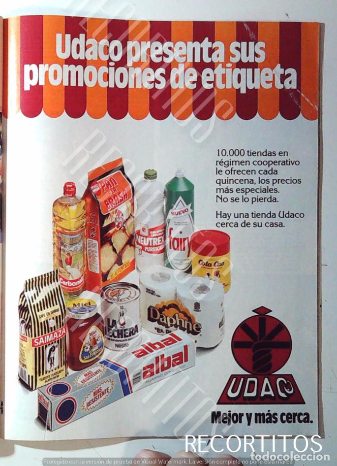 Coleccionismo de Revistas y Peri&oacute;dicos: UDACO COLA CAO FAIRY CARBONEL SAIMAZA ALBAL LA LECHERA DAPHNE NEUTREX