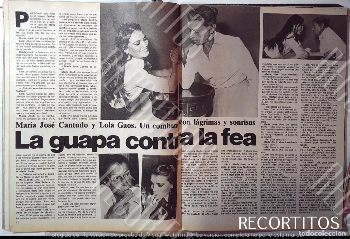 Coleccionismo de Revistas y Peri&oacute;dicos: MARIA JOSE CANTUDO LOLA GAOS