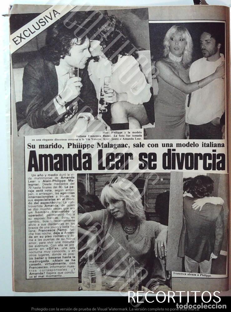 Coleccionismo de Revistas y Peri&oacute;dicos: EL DIVORCIO DE AMANDA LEAR
