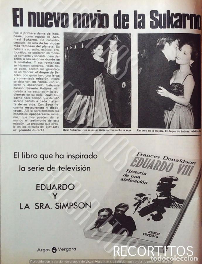 Coleccionismo de Revistas y Peri&oacute;dicos: DEWI SUKARNO RATNA SEVERIO VALLONE