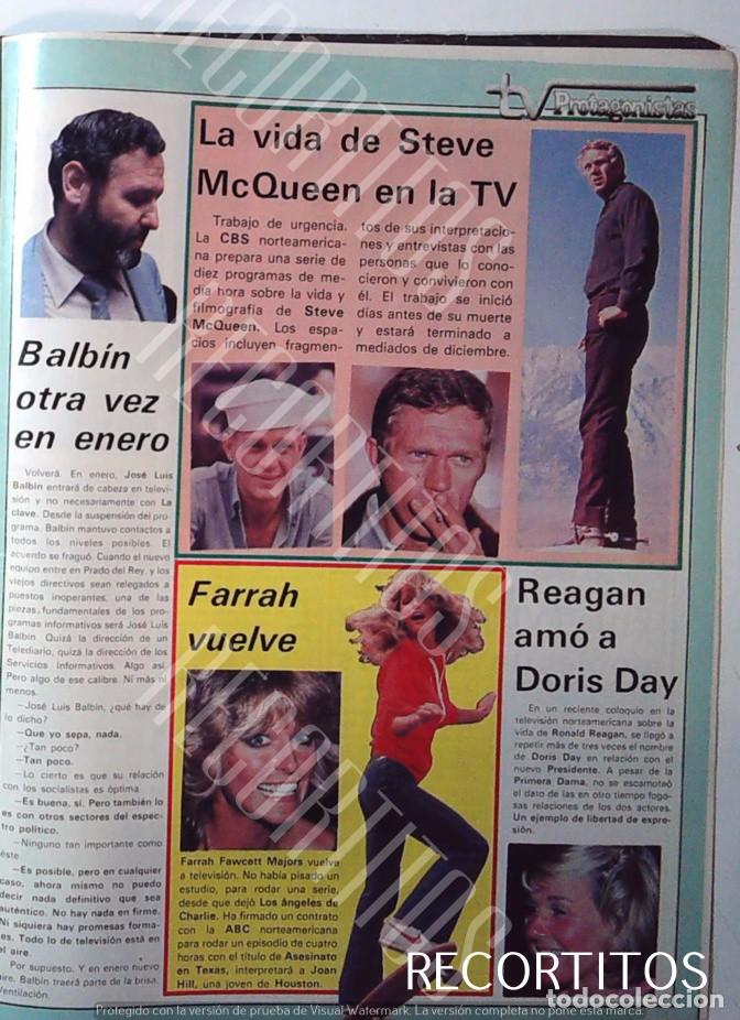Coleccionismo de Revistas y Peri&oacute;dicos: FF FARRAH FAWCETT LOS ANGELES DE CHARLIE JOSE LUIS BALBIN STEVE MCQUEEN