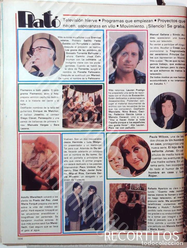 Coleccionismo de Revistas y Peri&oacute;dicos: MANUEL GALIANA LAUREN POSTIGO PAULA WILCOX ADOLFO MARSILLACH JESUS HERMIIDA CAMILO JOSE CELA