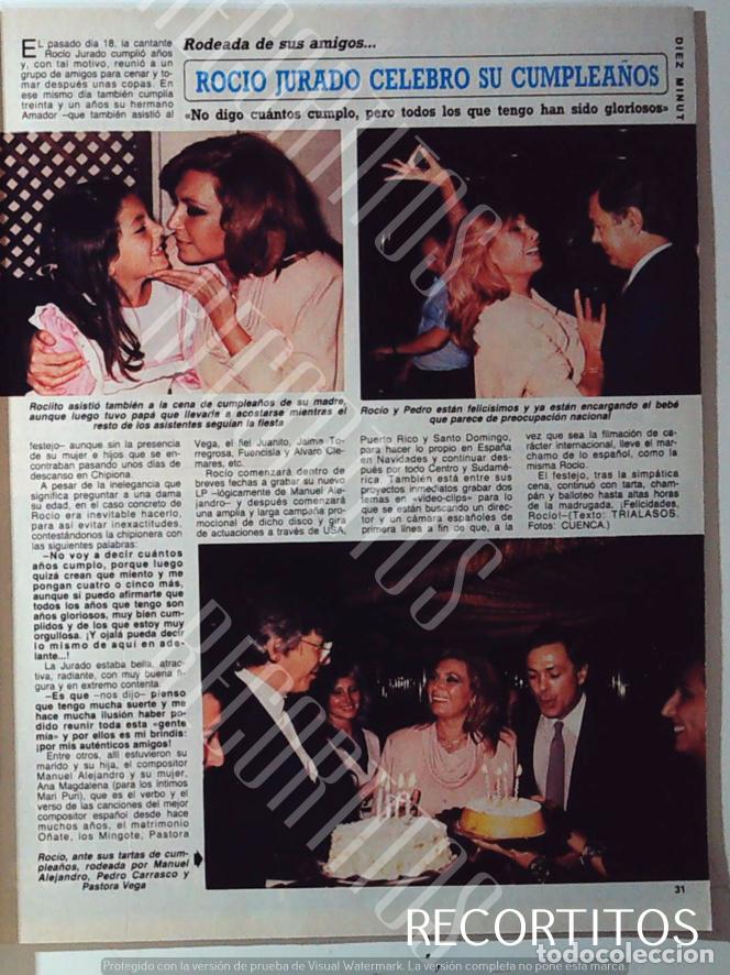 Coleccionismo de Revistas y Peri&oacute;dicos: rj rocio jurado rociito PEDRO CARRASCO