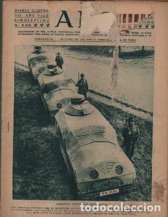 Coleccionismo de Revistas y Peri&oacute;dicos: PERIODICO ABC MADRID-SEVILLA 11 DE AGOSTO DE 1931 N&ordm;8908 ALEMANIA. MONSTRUOS INOFENSIVOS. A-ABC-0082