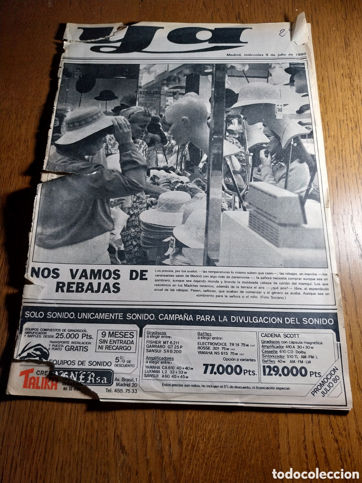 Collection Magazines and Newspapers: YA 1974 NOS VAMOS DE REBAJAS. GRAHAM GREENE. CULTURA BENEDICTINA. EXPOSICION EN SILOS BURGOS.