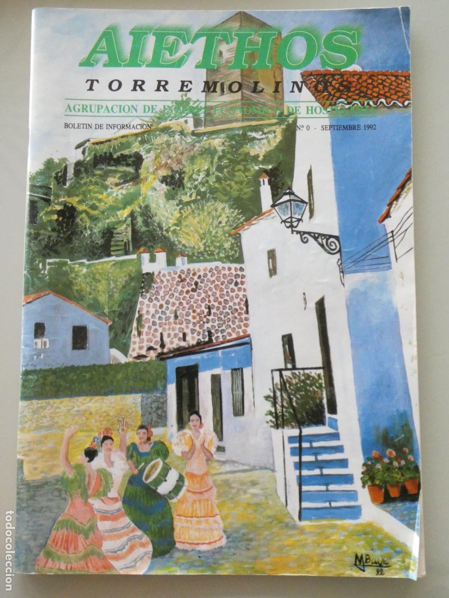 Collezionismo di Riviste e Giornali: BOLET&Iacute;N REVISTA PERI&Oacute;DICO. AIETHOS TORREMOLINOS INTER&Eacute;S HOSTELER&Iacute;A N&ordm; 9 SEPTIEMBRE 1992. 230GR