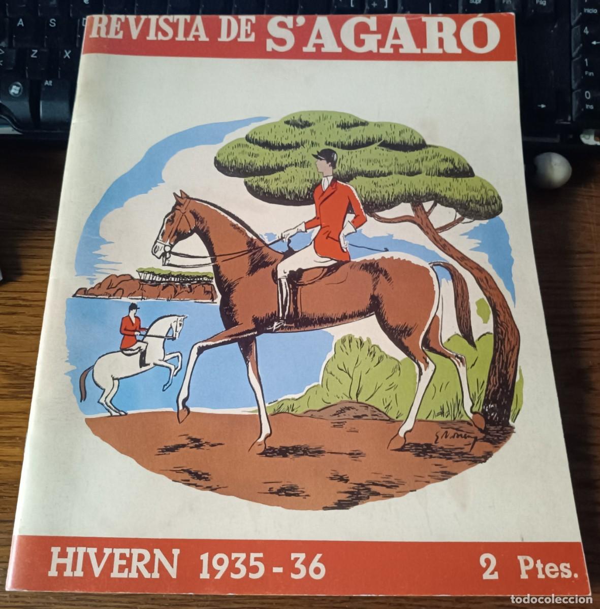 Coleccionismo de revistas y peri&oacute;dicos: REVISTA DE S'AGAR&Oacute; -- HIVERN 1935-36