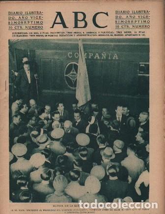Coleccionismo de Revistas y Peri&oacute;dicos: PERIODICO ABC MADRID-SEVILLA 26 DE AGOSTO DE 1931 N&ordm;8922 MADRID. ESTACION DE MEDIODIA. A-ABC-0100