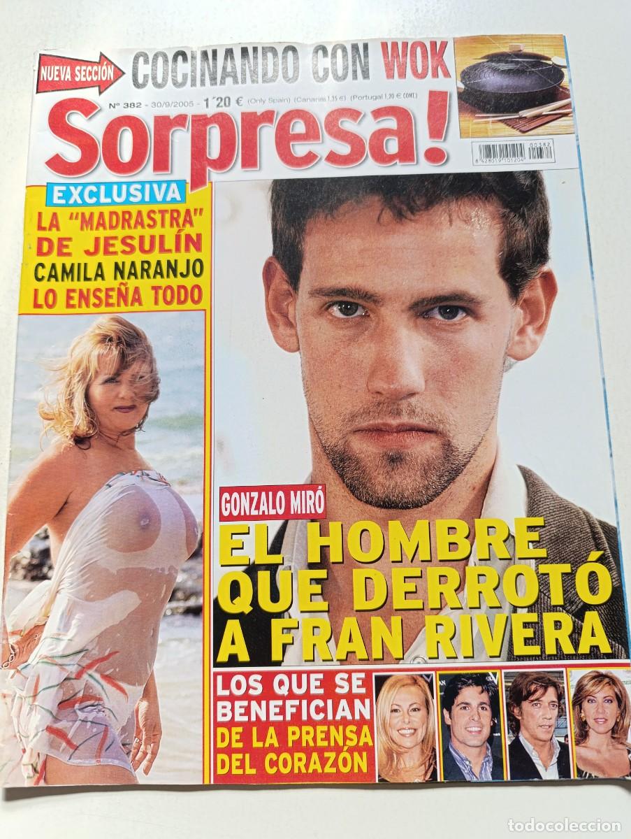 Coleccionismo de Revistas y Peri&oacute;dicos: Revista SOPRESA n&ordm; 382 Gonzalo Mir&oacute; Camila Naranjo Chenoa Paulina Rubio Bel&eacute;n Esteban Roc&iacute;o D&uacute;rcal