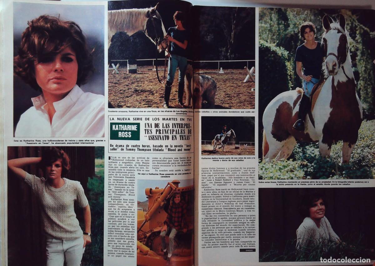 Collectionnisme de Revues et Journaux: KATHARINE ROSS AASESINATO EN TEXAS