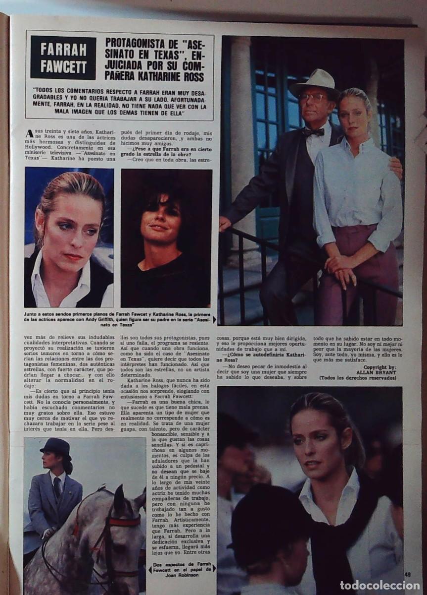 Collection Magazines and Newspapers: KATHARINE ROSS AASESINATO EN TEXAS FARRAH FAWCETT