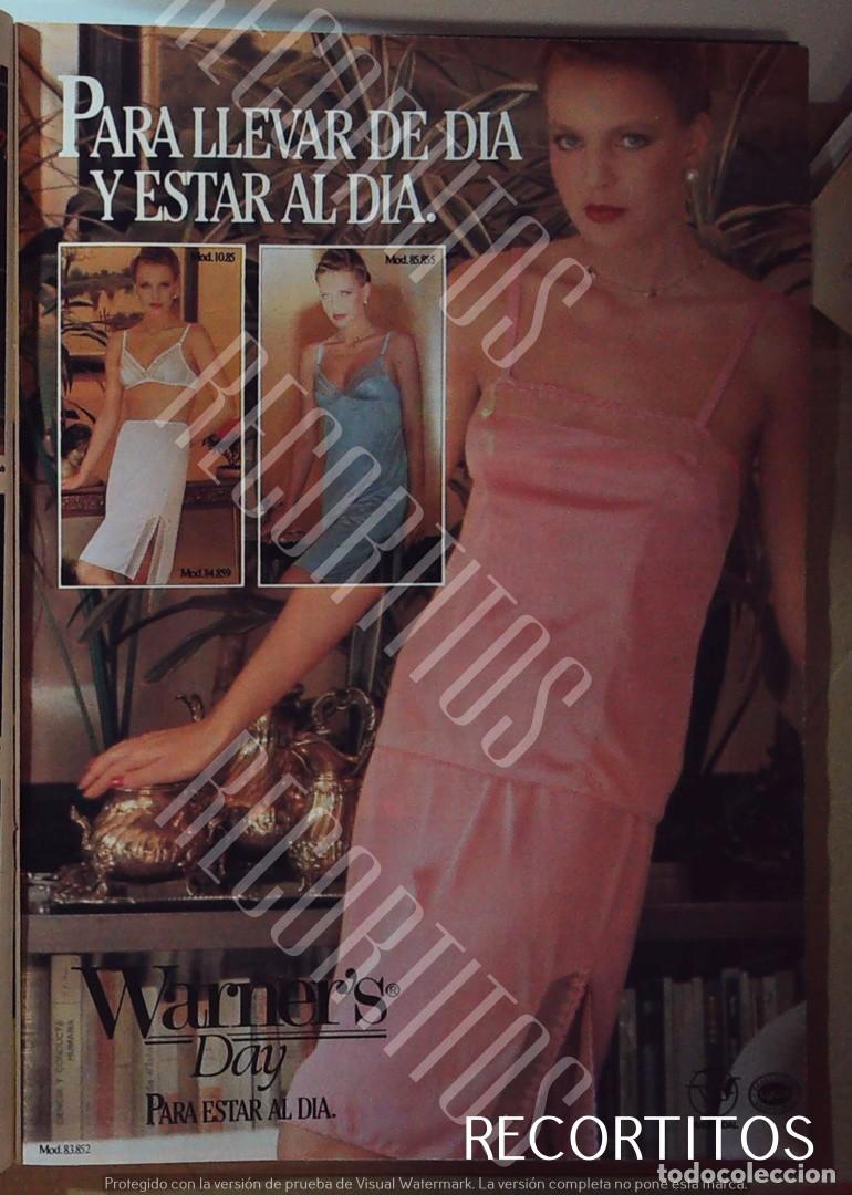 Collectionnisme de Revues et Journaux: WARNERS LENCERIA ANUNCIO PUBLICIDAD STARKERS