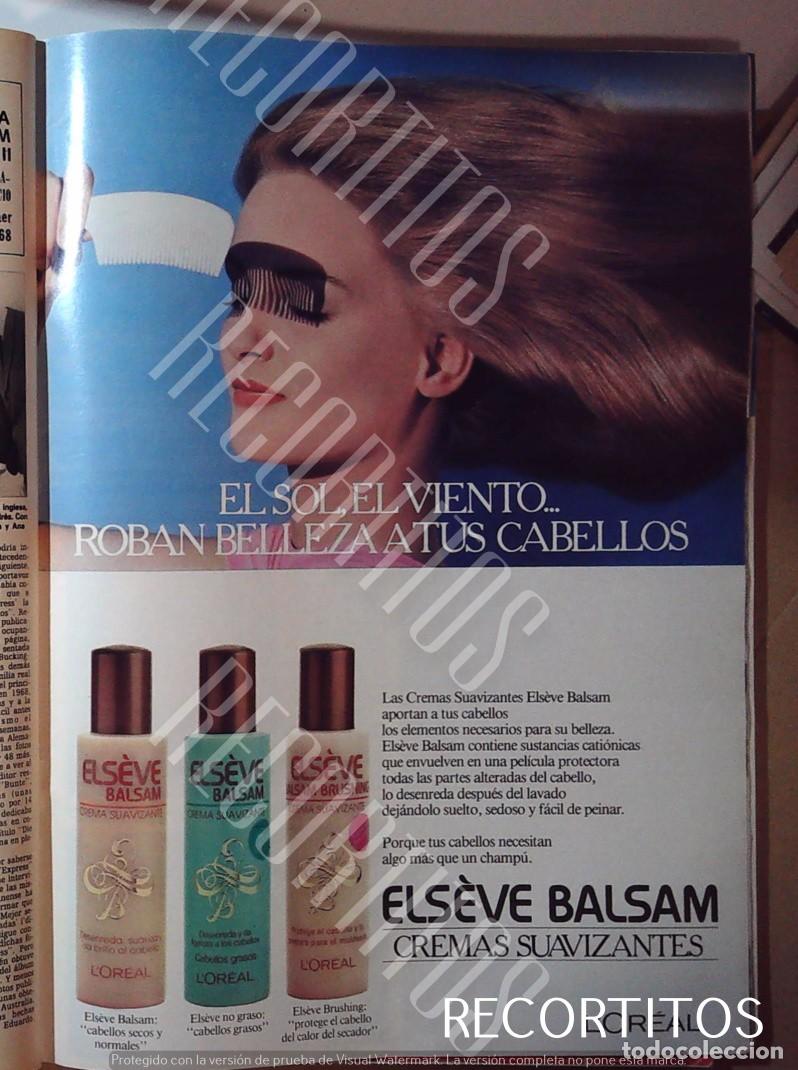 Collectionnisme de Revues et Journaux: ELSEVE BALSAM LOREAL ANUNCIO PUBLICIDAD