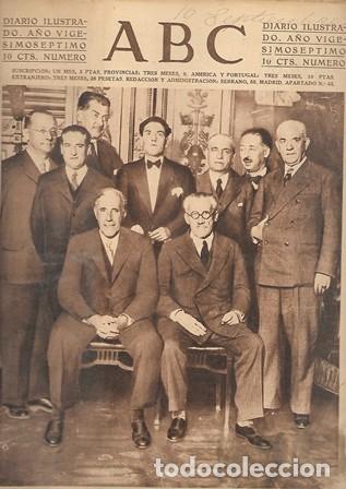 Coleccionismo de Revistas y Peri&oacute;dicos: PERIODICO ABC MADRID-SEVILLA 10 SEPTIEMBRE DE 1931. MADRID EN EL CONGRESO. A-ABC-0108