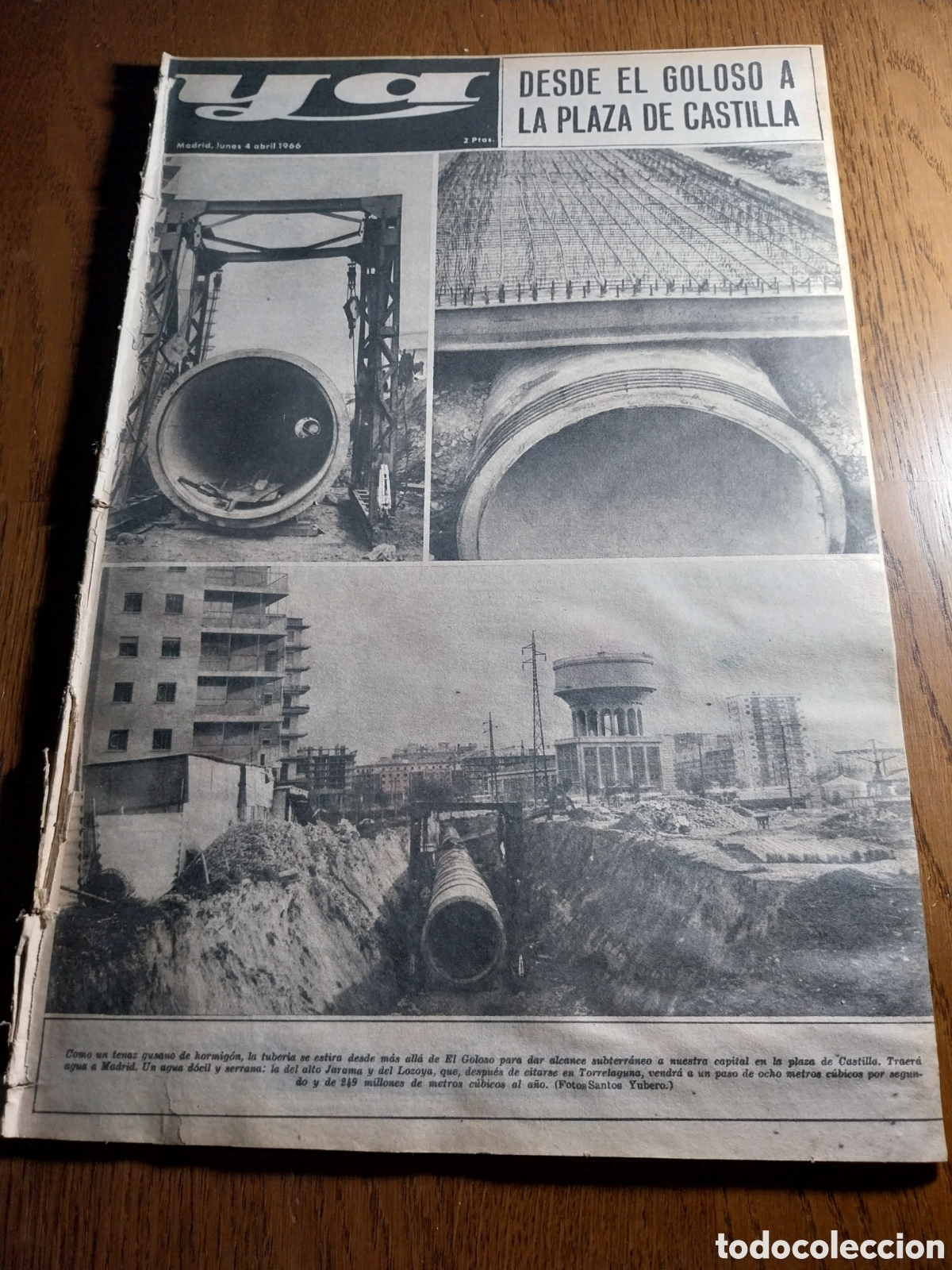 Collection Magazines and Newspapers: YA 1966 DESDE EL GOLOSO A LA PLAZA CASTILLA.PROBLEMA INMIGRATORIO EN BARCELONA.LA BATALLA DEL CALLAO