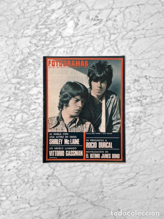 Coleccionismo de Revistas y Peri&oacute;dicos: FOTOGRAMAS - 1967 - ROLLING STONES, ROCIO DURCAL, SHIRLEY MacLAINE, VITTORIO GASSMAN, FRANCE GALL