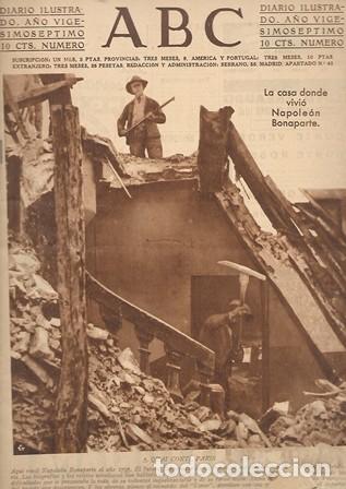 Coleccionismo de Revistas y Peri&oacute;dicos: PERIODICO ABC MADRID-SEVILLA 5 DE NOVIEMBRE DE 1931 5, QUAI CONTI, PARIS.A-ABC-0117