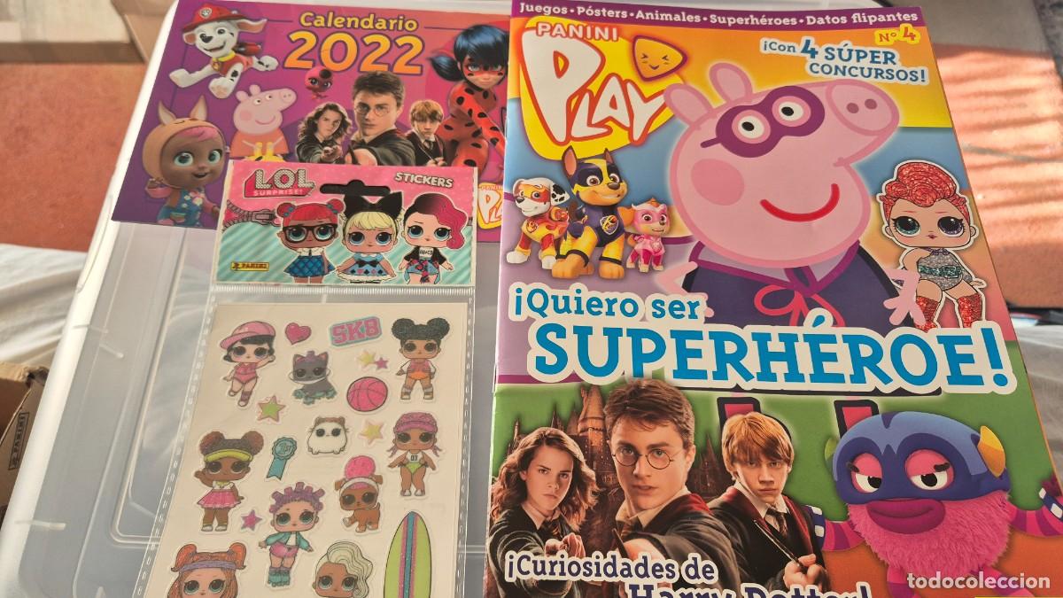 Coleccionismo de revistas y peri&oacute;dicos: LOTE REVISTA PANINI PLAY N&ordm; 4 CON REGALO CALENDARIO 2022 Y SITICKERS LOL SURPRISE