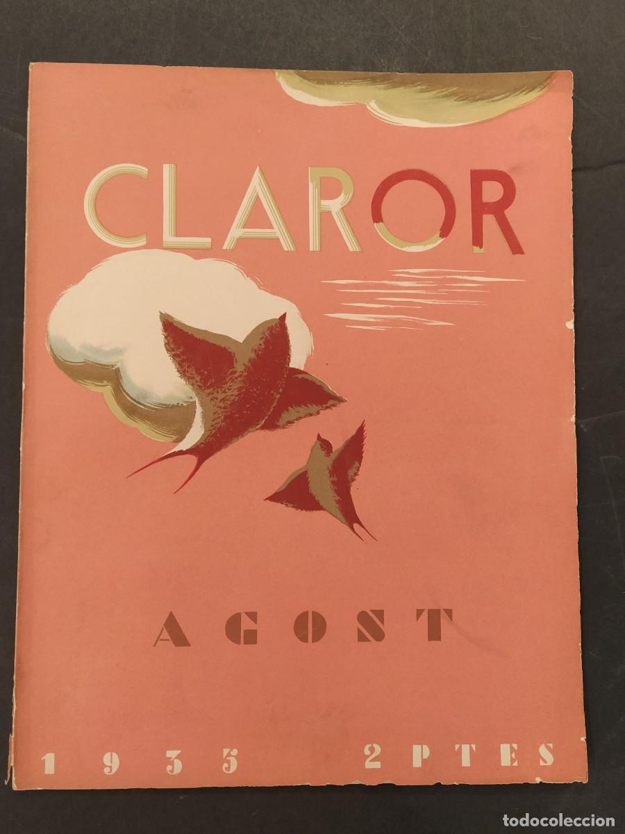 Collection Magazines and Newspapers: CLAROR - AGOST ANY 1935 - REVISTA ANTIGA INSTITUT DE CULTURA I BIBLIOTECA POPULAR DE LA DONA