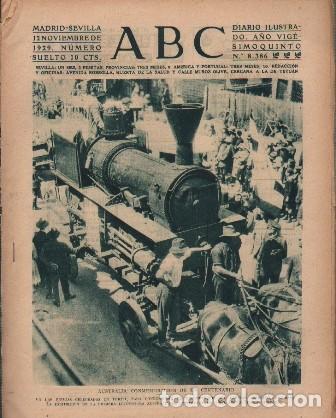 Coleccionismo de Revistas y Peri&oacute;dicos: PERIODICO ABC MADRID-SEVILLA 12 DE NOVIEMBRE DE 1929 N&ordm; 8386 AUSTRALIA. A-ABC-0132