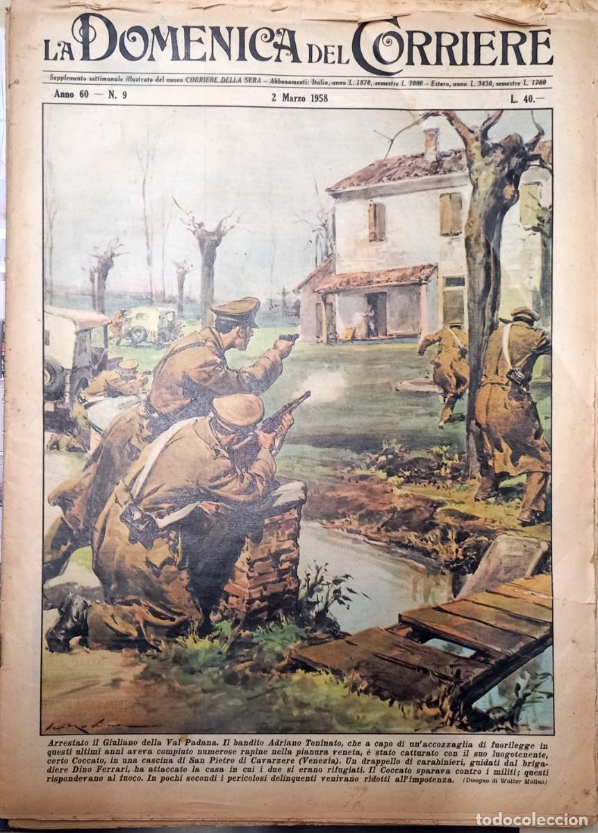 Coleccionismo de Revistas y Peri&oacute;dicos: 7 ejemplares de la revista dominical del Corriere della Sera 1957-1962