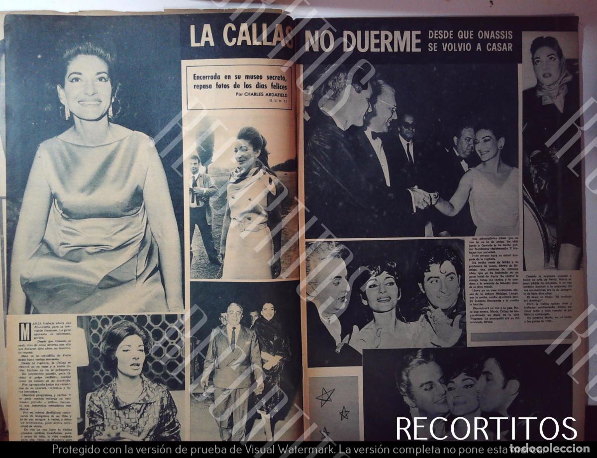 Sammeln von Zeitschriften und Zeitungen: MARIA CALLAS 1970 DIAS FELICES