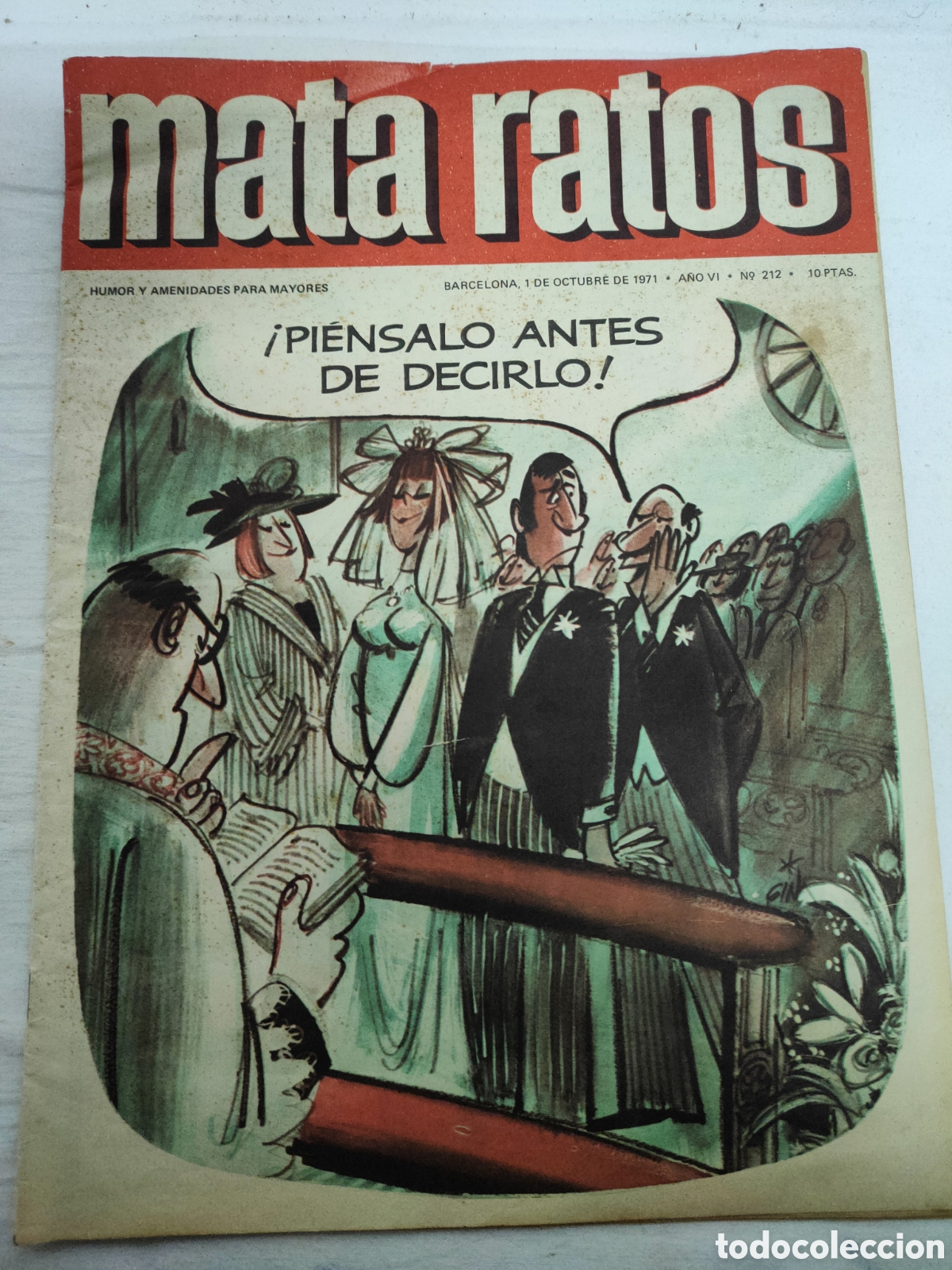 Collezionismo di Riviste e Giornali: REVISTA MATA RATOS.N212.A&Ntilde;O 1971