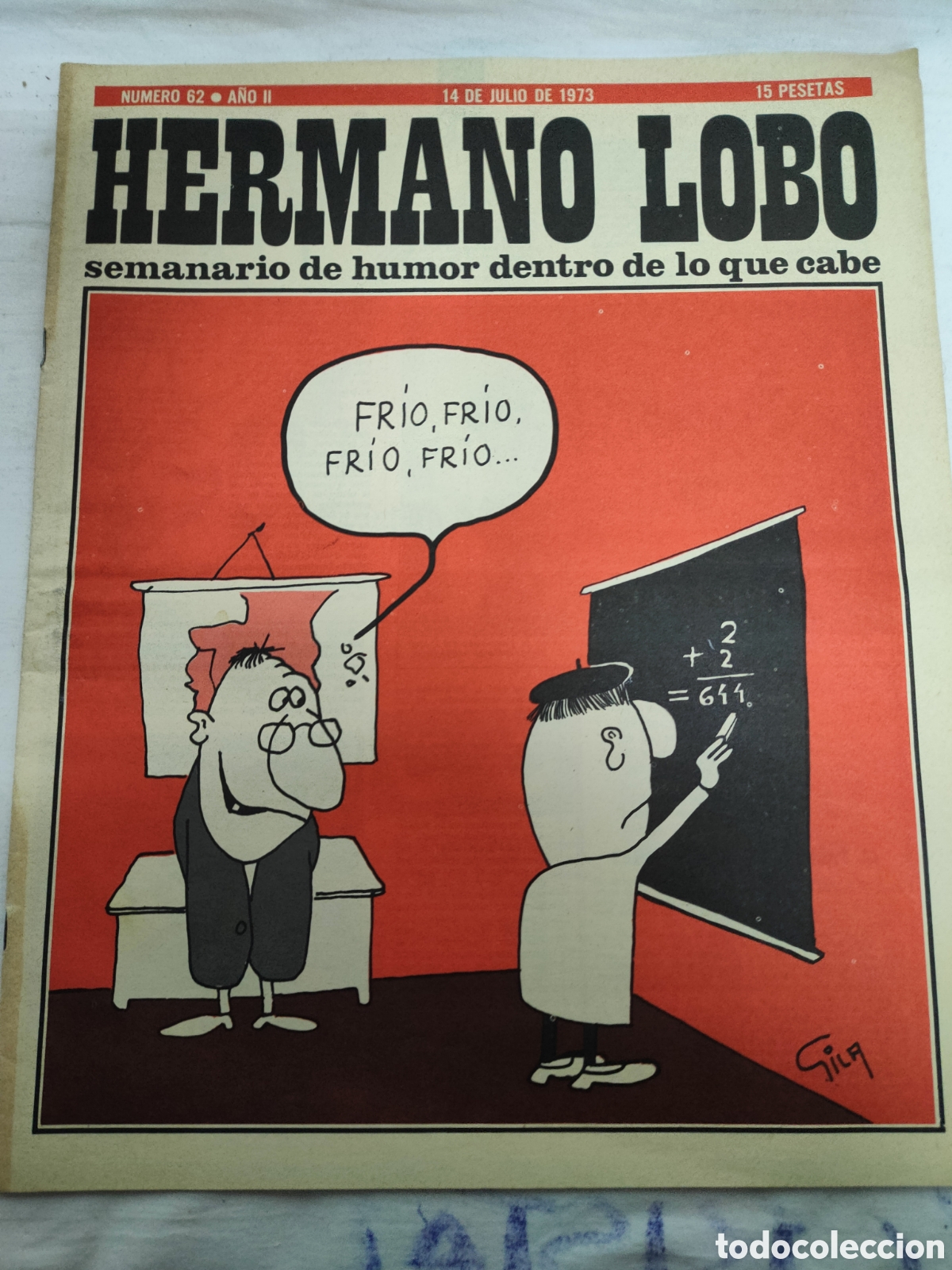 Collezionismo di Riviste e Giornali: REVISTA HERMANO LOBO.N-62.A&Ntilde;O 1873