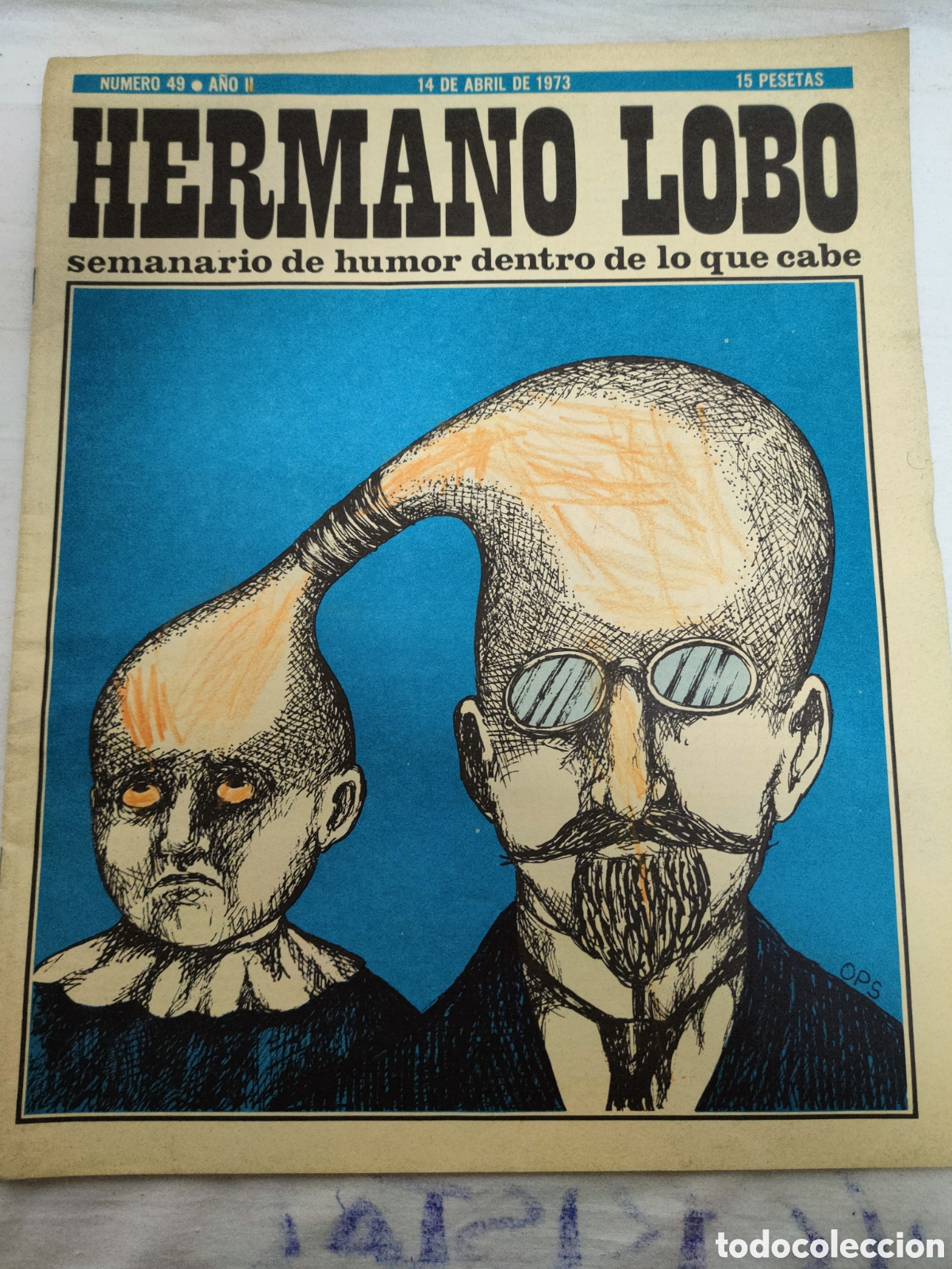Collezionismo di Riviste e Giornali: REVISTA HERMANO LOBO.N-49.A&Ntilde;O 1973