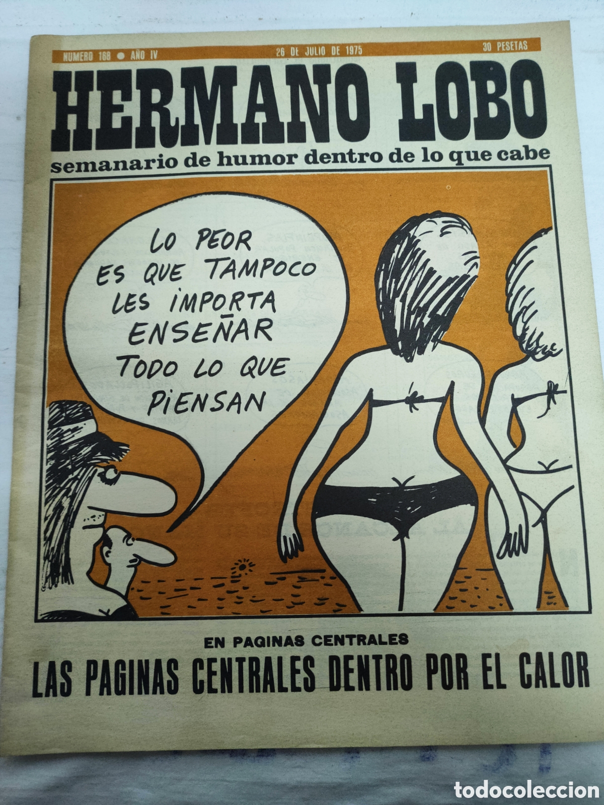 Collezionismo di Riviste e Giornali: REVISTA HERMANO LOBO.N-168.A&Ntilde;O 1975