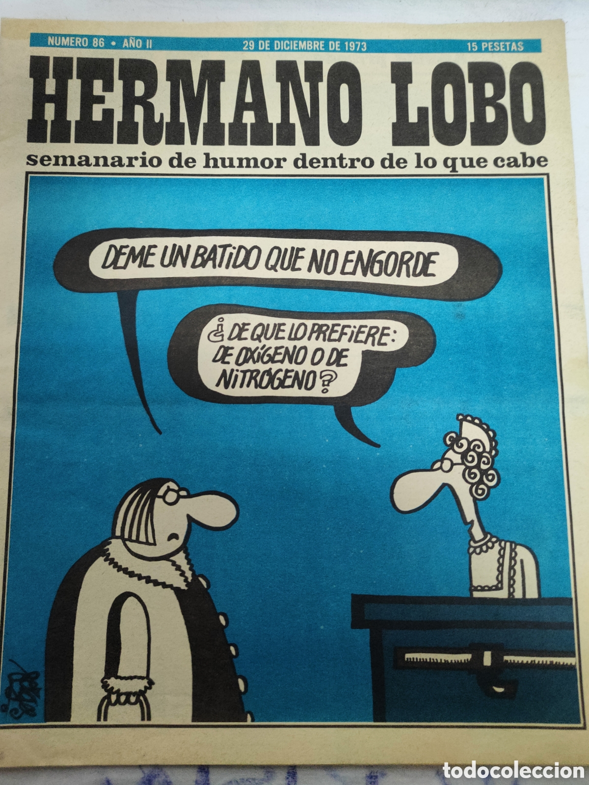 Collezionismo di Riviste e Giornali: REVISTA HERMANO LOBO.N-86.A&Ntilde;O 1973