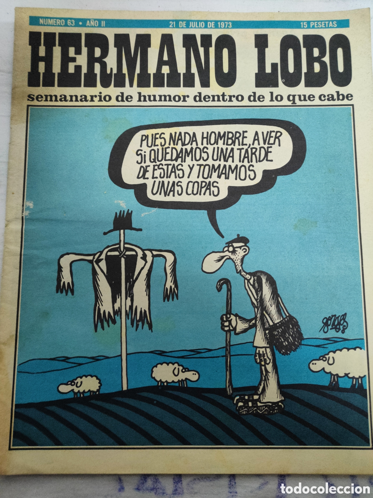 Collezionismo di Riviste e Giornali: REVISTA HERMANO LOBO N-63.A&Ntilde;O 1973