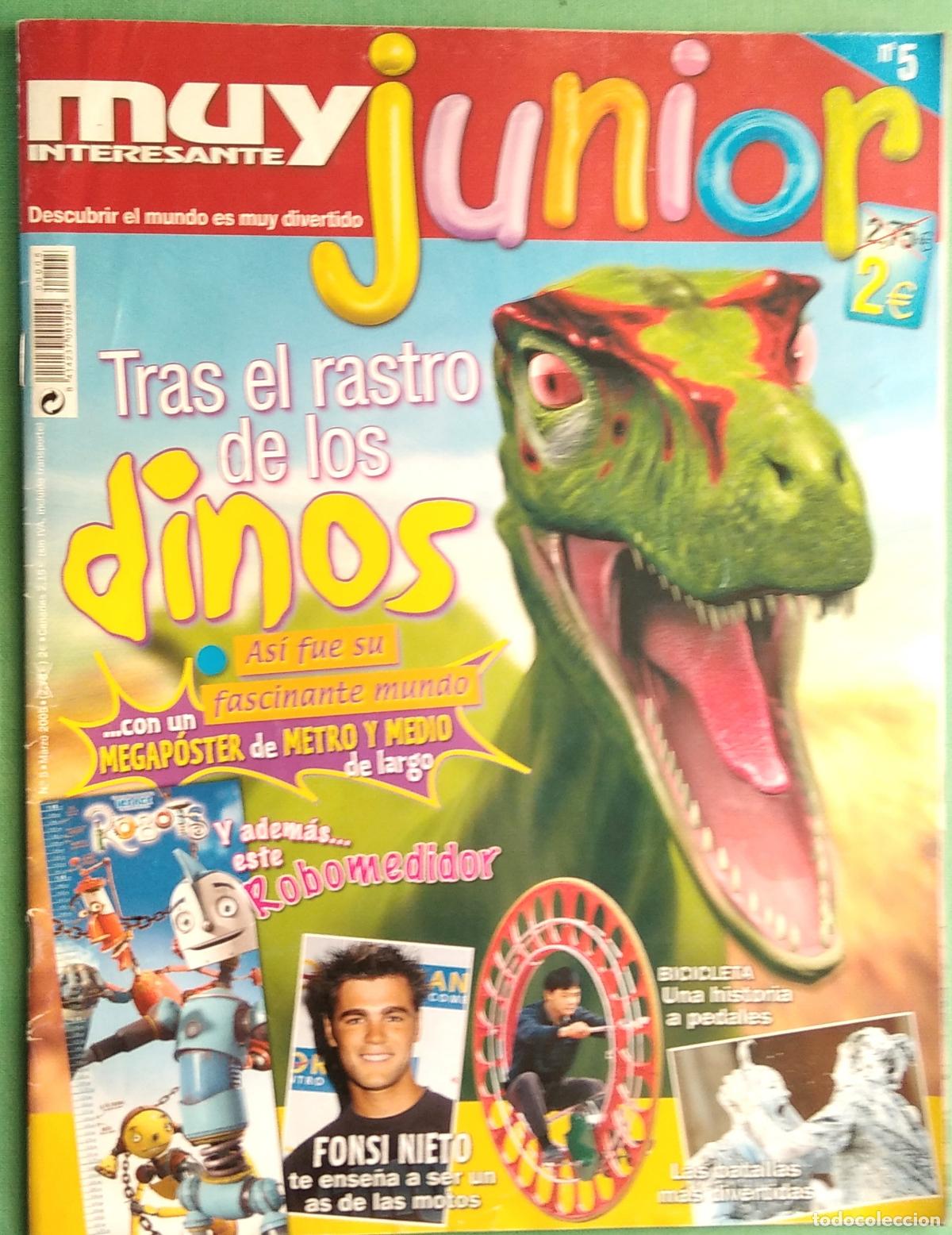 Coleccionismo de revistas y peri&oacute;dicos: Revista: Muy Junior Interesante. N&uacute;mero 5 - A&ntilde;o 2004. Publicada por G y J Espa&ntilde;a Ediciones.
