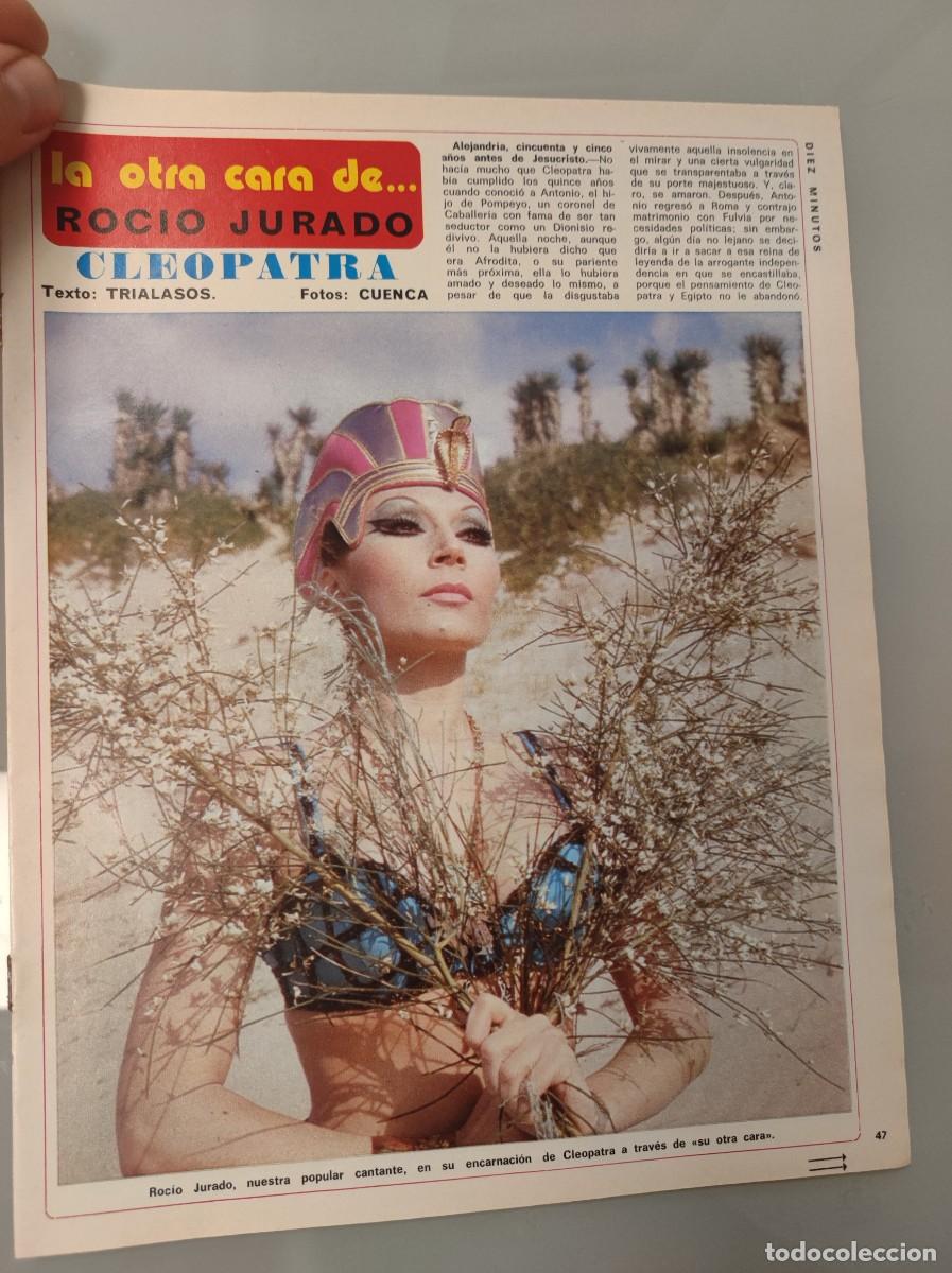 Coleccionismo de Revistas y Peri&oacute;dicos: ART&Iacute;CULO REVISTA ORIGINAL VINTAGE. ROCIO JURADO VESTIDA DE EGIPCIA