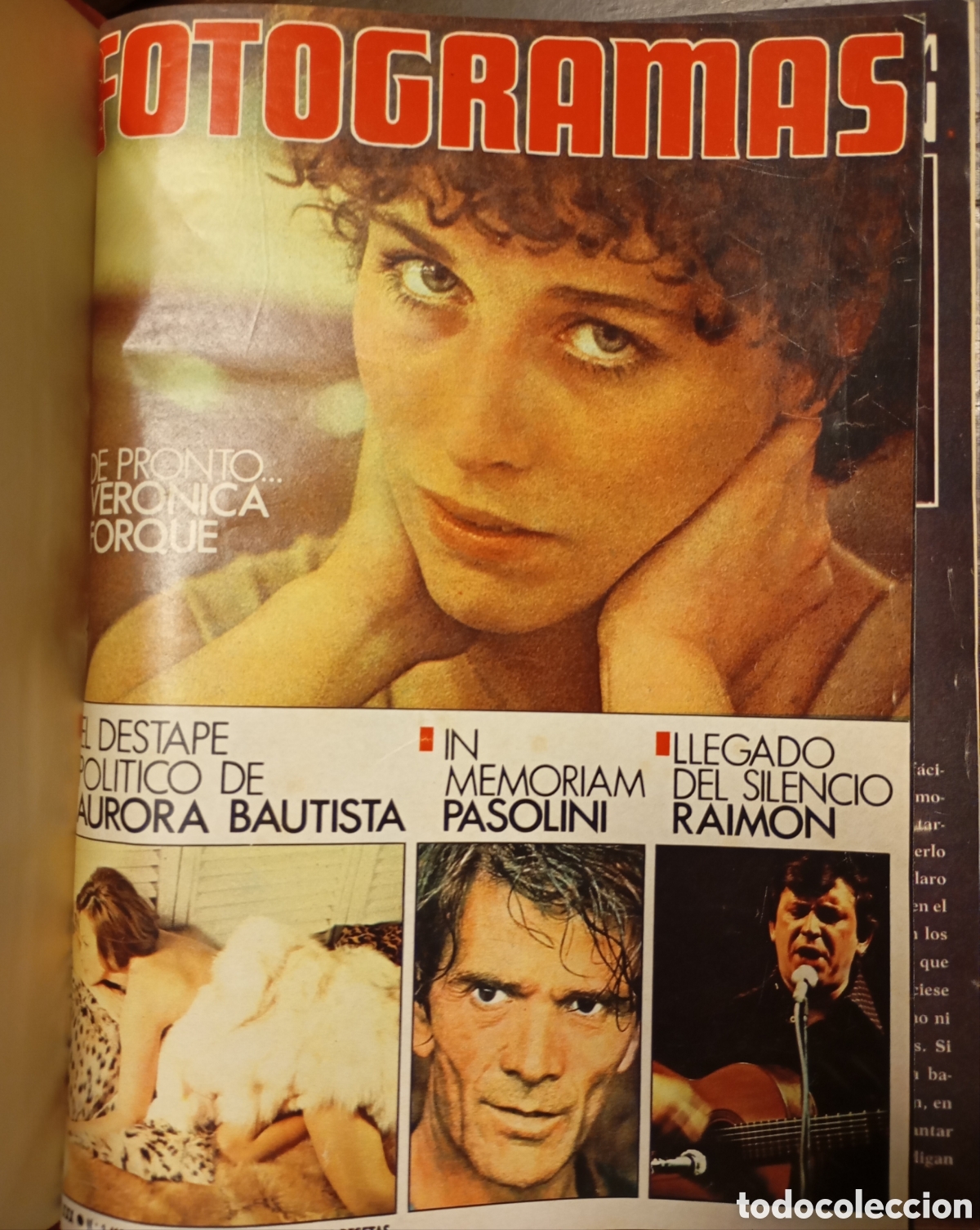 Coleccionismo de Revistas y Peri&oacute;dicos: Fotogramas A&ntilde;o 1975 Tomo encuadernado de la revista Fotogramas