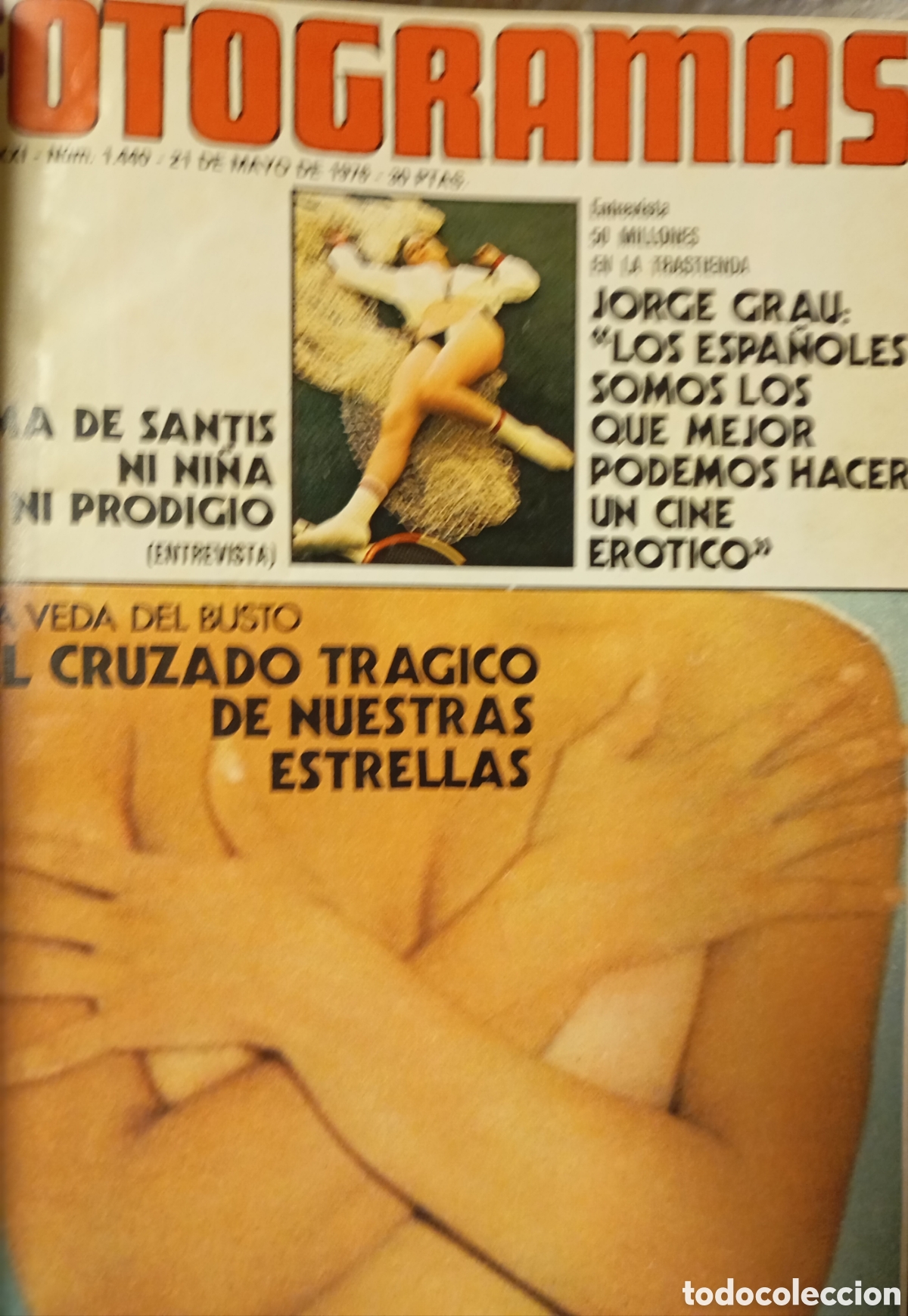 Colecionismo de Revistas e Jornais: A&ntilde;o 1976 Tomo encuadernado de la revista Fotogramas