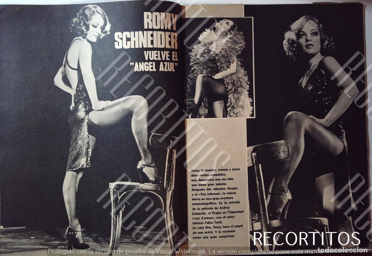 Coleccionismo de Revistas y Peri&oacute;dicos: ROMY SCHNEIDER EL ANGEL AZUL