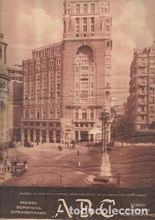Coleccionismo de Revistas y Peri&oacute;dicos: PERIODICO ABC MADRID-SEVILLA 6 ABRIL DE 1930 MADRID LA CASA DE PRENSA.A-ABC-0158