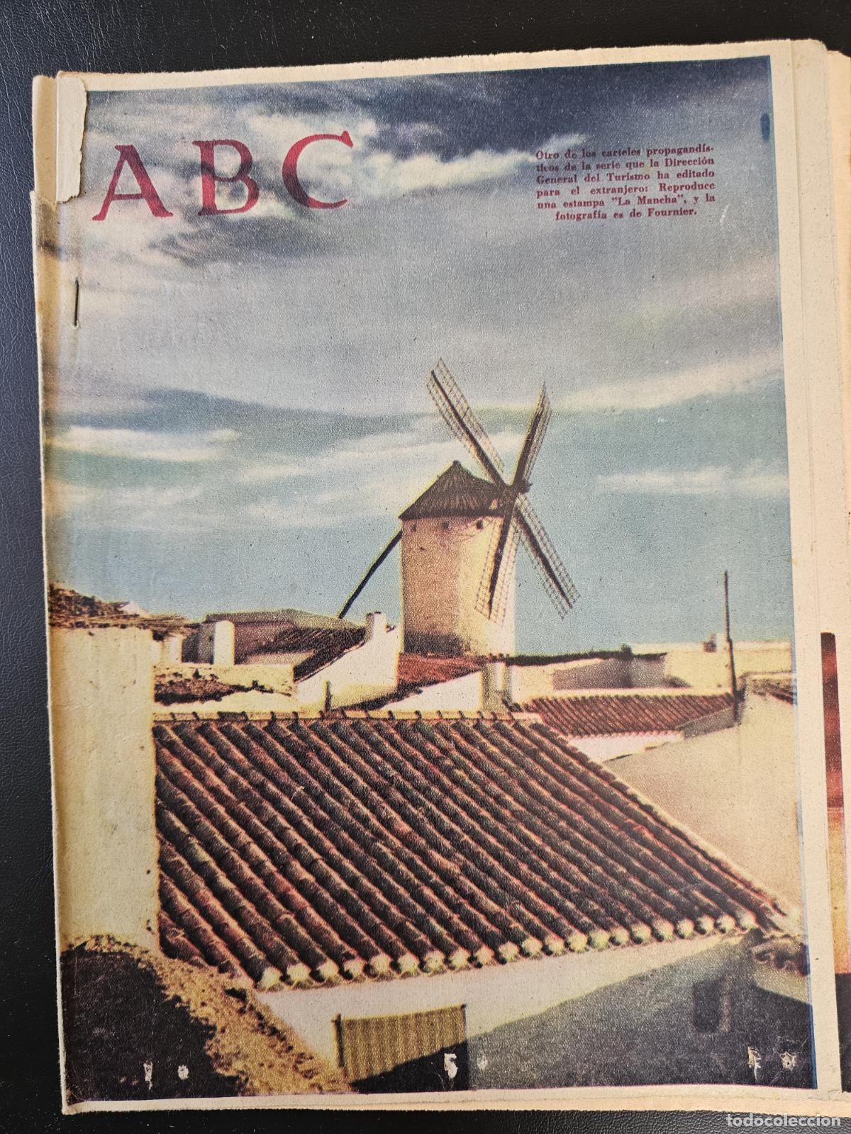 Coleccionismo de Revistas y Peri&oacute;dicos: PERIODICO ABC - 28 ENERO 1961 - EL SANTA MARIA SE DIRIGE A BRASIL - LA MANCHA -