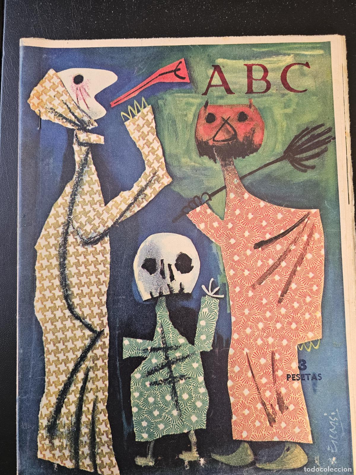 Coleccionismo de Revistas y Peri&oacute;dicos: PERIODICO ABC - 11 FEBRERO 1961 - MULTITUD DE PERSONAS RECIBEN AL VERACRUZ -