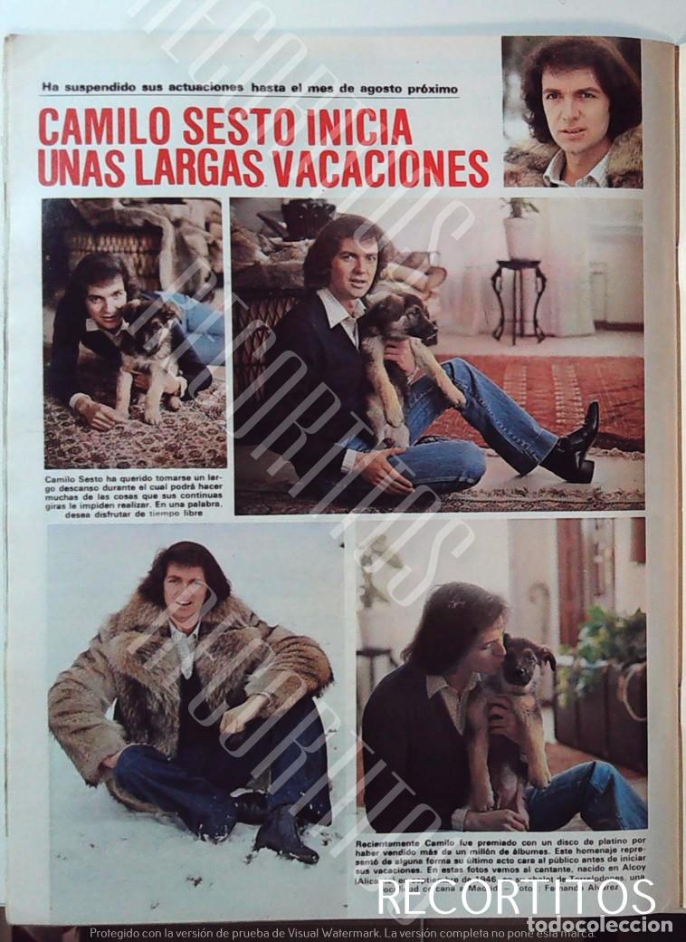 Coleccionismo de Revistas y Peri&oacute;dicos: camilo sesto en la nieve