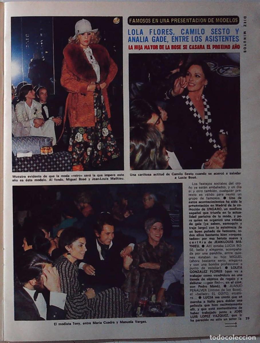 Coleccionismo de Revistas y Peri&oacute;dicos: lola flores camilo sesto lucia bose miguel