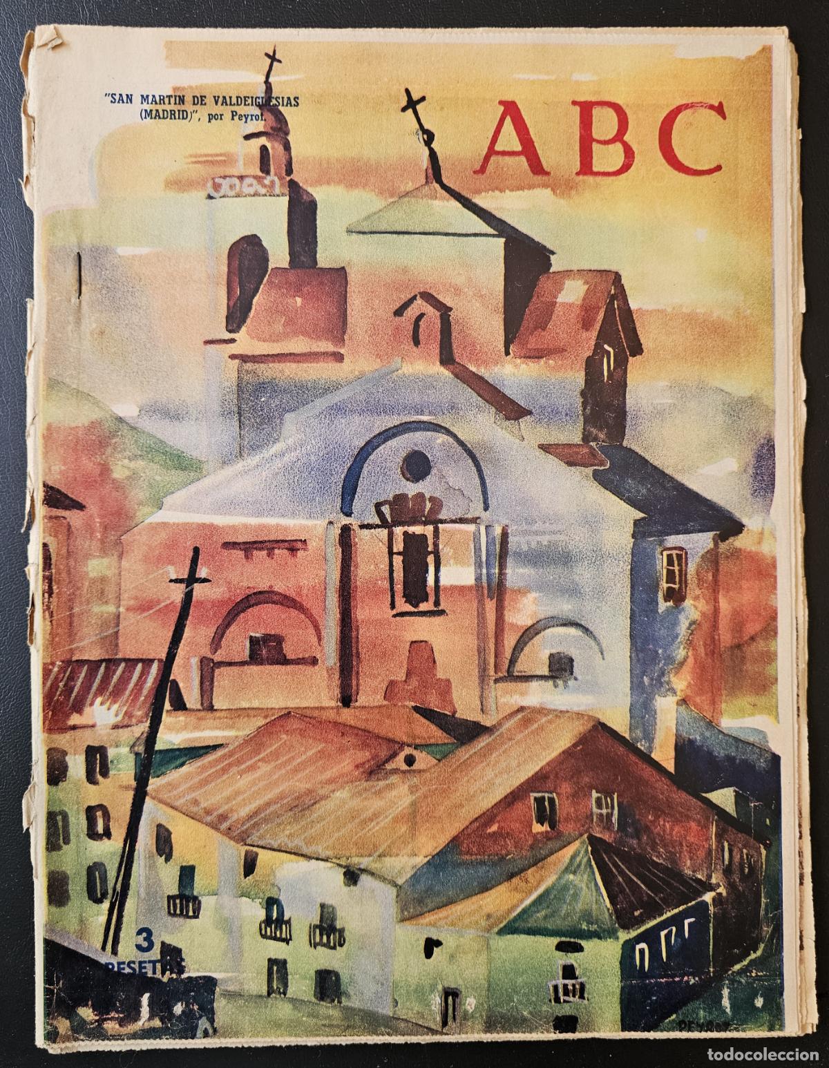 Coleccionismo de Revistas y Peri&oacute;dicos: PERIODICO ABC - 5 AGOSTO 1961 - SAN MARTIN DE VALDEIGLESIAS - CONFERENCIA EN PARIS DE MINISTROS